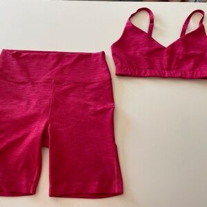 Outdoor Voices Bike Short & Bra Set